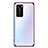 Ultra-thin Transparent TPU Soft Case Cover S03 for Huawei P40 Pro Purple