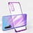 Ultra-thin Transparent TPU Soft Case Cover S04 for Huawei Nova 6 Purple