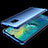 Ultra-thin Transparent TPU Soft Case Cover S07 for Huawei Mate 20 X 5G Blue