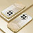 Ultra-thin Transparent TPU Soft Case Cover SY1 for OnePlus Ace 2 5G Gold