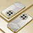 Ultra-thin Transparent TPU Soft Case Cover SY1 for OnePlus Ace 2 Pro 5G Gold