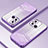 Ultra-thin Transparent TPU Soft Case Cover SY1 for Xiaomi Poco C55 Purple