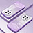 Ultra-thin Transparent TPU Soft Case Cover SY2 for Huawei Nova Y91 Purple