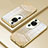 Ultra-thin Transparent TPU Soft Case Cover SY2 for Huawei P60 Art Gold