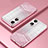 Ultra-thin Transparent TPU Soft Case Cover SY2 for Oppo A58 5G Rose Gold