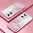 Ultra-thin Transparent TPU Soft Case Cover SY2 for Oppo Find X5 Pro 5G Rose Gold