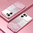 Ultra-thin Transparent TPU Soft Case Cover SY2 for Oppo K10 5G Rose Gold