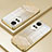 Ultra-thin Transparent TPU Soft Case Cover SY2 for Oppo Reno10 5G Gold