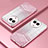 Ultra-thin Transparent TPU Soft Case Cover SY2 for Realme V50 5G Rose Gold