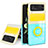 Ultra-thin Transparent TPU Soft Case Cover with Finger Ring Stand S02 for Samsung Galaxy Z Flip3 5G