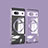Ultra-thin Transparent TPU Soft Case Cover with Mag-Safe Magnetic AN1 for Google Pixel 7a 5G Clove Purple