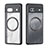 Ultra-thin Transparent TPU Soft Case Cover with Mag-Safe Magnetic for Google Pixel 7a 5G Black