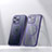 Ultra-thin Transparent TPU Soft Case Cover with Mag-Safe Magnetic LD4 for Apple iPhone 16 Pro Purple