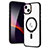 Ultra-thin Transparent TPU Soft Case Cover with Mag-Safe Magnetic SD1 for Apple iPhone 15 Black