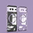 Ultra-thin Transparent TPU Soft Case Cover with Mag-Safe Magnetic TB1 for Google Pixel 8 5G Clove Purple