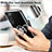 Ultra-thin Transparent TPU Soft Case Cover with Magnetic Finger Ring Stand A01 for Samsung Galaxy S21 Plus 5G