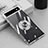 Ultra-thin Transparent TPU Soft Case Cover with Magnetic Finger Ring Stand AN1 for Google Pixel 6a 5G