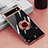 Ultra-thin Transparent TPU Soft Case Cover with Magnetic Finger Ring Stand AN1 for Google Pixel 6a 5G Rose Gold