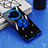 Ultra-thin Transparent TPU Soft Case Cover with Magnetic Finger Ring Stand AN1 for Sharp Aquos R7 Blue