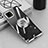 Ultra-thin Transparent TPU Soft Case Cover with Magnetic Finger Ring Stand AN1 for Sharp Aquos Sense4