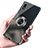 Ultra-thin Transparent TPU Soft Case Cover with Magnetic Finger Ring Stand AN1 for Sharp Aquos wish