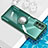 Ultra-thin Transparent TPU Soft Case Cover with Magnetic Finger Ring Stand BH1 for Xiaomi Redmi Note 11 SE 5G Green