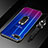 Ultra-thin Transparent TPU Soft Case Cover with Magnetic Finger Ring Stand C01 for Oppo K1