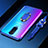 Ultra-thin Transparent TPU Soft Case Cover with Magnetic Finger Ring Stand C01 for Oppo R17 Pro