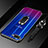 Ultra-thin Transparent TPU Soft Case Cover with Magnetic Finger Ring Stand C01 for Oppo RX17 Neo