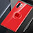 Ultra-thin Transparent TPU Soft Case Cover with Magnetic Finger Ring Stand C01 for Samsung Galaxy Note 10 Plus