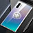 Ultra-thin Transparent TPU Soft Case Cover with Magnetic Finger Ring Stand C01 for Samsung Galaxy Note 10 Plus Clear