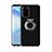 Ultra-thin Transparent TPU Soft Case Cover with Magnetic Finger Ring Stand C01 for Samsung Galaxy S20 Plus