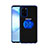 Ultra-thin Transparent TPU Soft Case Cover with Magnetic Finger Ring Stand C01 for Samsung Galaxy S20 Plus