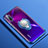 Ultra-thin Transparent TPU Soft Case Cover with Magnetic Finger Ring Stand C03 for Huawei Nova 5 Blue