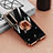 Ultra-thin Transparent TPU Soft Case Cover with Magnetic Finger Ring Stand for Sony Xperia 1 IV Rose Gold