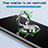 Ultra-thin Transparent TPU Soft Case Cover with Magnetic Finger Ring Stand S01 for Samsung Galaxy S22 5G