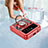 Ultra-thin Transparent TPU Soft Case Cover with Magnetic Finger Ring Stand S01 for Samsung Galaxy Z Flip3 5G