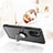 Ultra-thin Transparent TPU Soft Case Cover with Magnetic Finger Ring Stand ZL1 for Xiaomi Mi 11i 5G