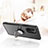 Ultra-thin Transparent TPU Soft Case Cover with Magnetic Finger Ring Stand ZL1 for Xiaomi Mi 11X 5G