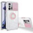 Ultra-thin Transparent TPU Soft Case Cover with Stand for Xiaomi Mi 11T 5G Pink