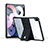 Ultra-thin Transparent TPU Soft Case Cover with Stand S02 for Apple iPad Air 5 10.9 (2022) Black