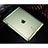 Ultra-thin Transparent TPU Soft Case for Apple iPad 3 Green