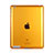 Ultra-thin Transparent TPU Soft Case for Apple iPad 4 Yellow