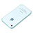 Ultra-thin Transparent TPU Soft Case for Apple iPhone 4 Sky Blue