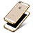 Ultra-thin Transparent TPU Soft Case H01 for Apple iPhone 5S Gold