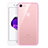 Ultra-thin Transparent TPU Soft Case H01 for Apple iPhone 7 Pink