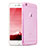 Ultra-thin Transparent TPU Soft Case H08 for Apple iPhone 6 Pink