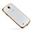 Ultra-thin Transparent TPU Soft Case T02 for Samsung Galaxy S4 i9500 i9505 Gold