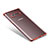 Ultra-thin Transparent TPU Soft Case T06 for Samsung Galaxy Note 8 Duos N950F Red