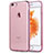 Ultra-thin Transparent TPU Soft Case T18 for Apple iPhone 8 Rose Gold